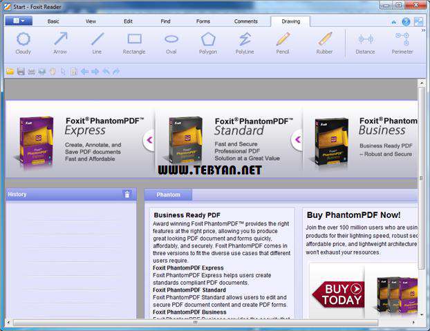 ابزار قدرتمند مشاهده پی دی اف + پرتابل، Foxit Reader 5.4.4.1128