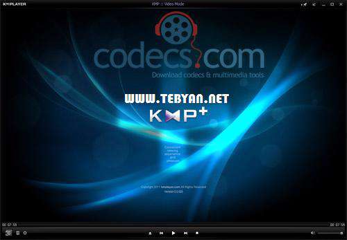 پلیر قدرتمند فایل های صوتی و تصویری + پرتابل، KMPlayer 3.4.0.55 Final