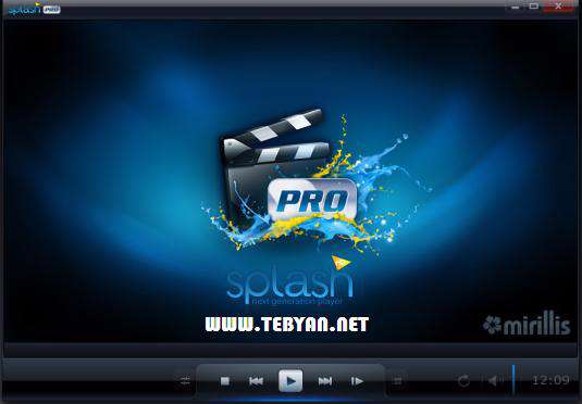 پخش فیلم های ویدیویی، Mirillis Splash PRO EX Player 1.12.2
