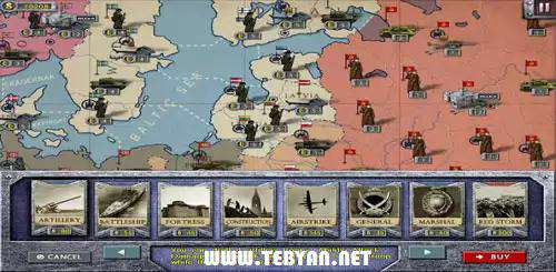 بازی استراتژیكی جنگ در اروپا نسخه اندروید، European War 2 v1.1