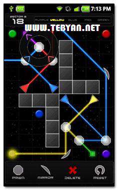 بازی زیبا و فکری انعکاس نور نسخه اندروید، Refraction full v1.9.0