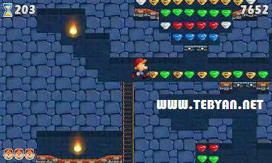 بازی زیبای معدنچی به دنبال جواهرات نسخه اندروید، Marv The Miner 2