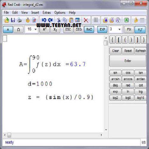 ماشین حساب حرفه ای، RedCrab Calculator 4.14.00