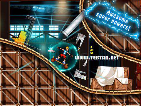 بازی زیبا و مهیج اسکیت سواری نسخه اندروید، Extreme Skater HD 1.0.3