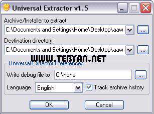 استخراج سریع فایل های فشرده، Universal Extractor 1.6.1.61 