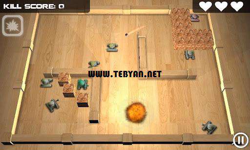 بازی زیبا و جذاب نبرد تانک ها، Tank Hero 1.5.5