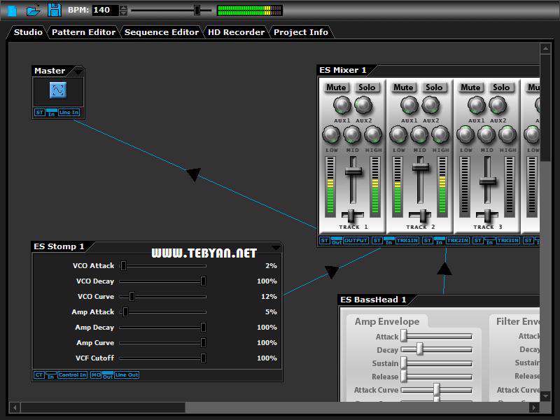 ویرایش و تدوین فایل های صوتی، DarkWave Studio 3.9.7