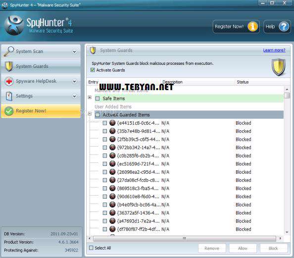 حذف و پاکسازی قدرتمند بدافزارها، SpyHunter 4.9.12.4023