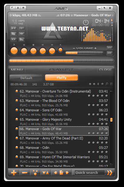 پلیر قدرتمند فایل های صوتی، AIMP 3.10 Build 1065 Final