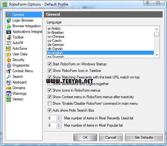 مدیریت رمز عبور در مرورگر، AI RoboForm Enterprise 7.7.9.9