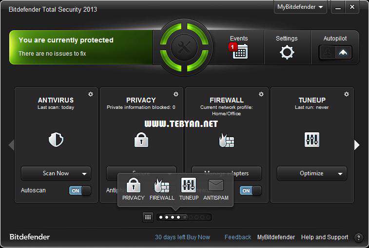 امنیت فوق العاده و کامل با بیت دیفندر نسخه 64بیتی، BitDefender Total Security 2013 Build 16.0.16.134