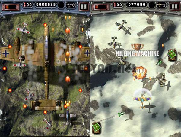 بازی جنگ هوایی نسخه اندروید، Mortal Skies 2 v1.1