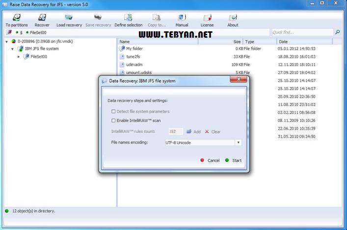 بازیابی اطلاعات پاک شده، Raise Data Recovery for FAT/NTFS 5.4