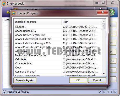 محدودیت و قفل گذاری اینترنت، Internet Lock 5.3.2