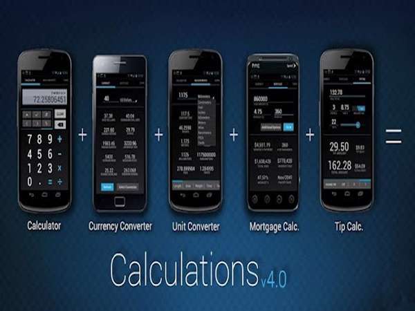 ماشین حساب چندکاره نسخه اندروید، Calculations 4.0 Pro v1.2.8