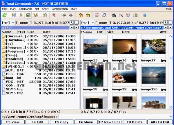 مدیریت فایل و فولدر به همراه نسخه قایل حمل، Total Commander 8.01 Final