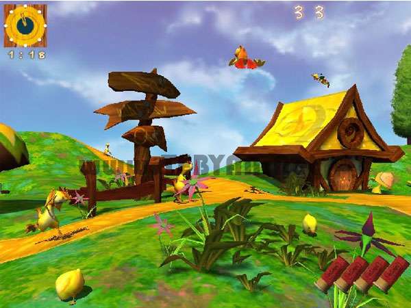 بازی دهکده جوجه ها، Chicken Village
