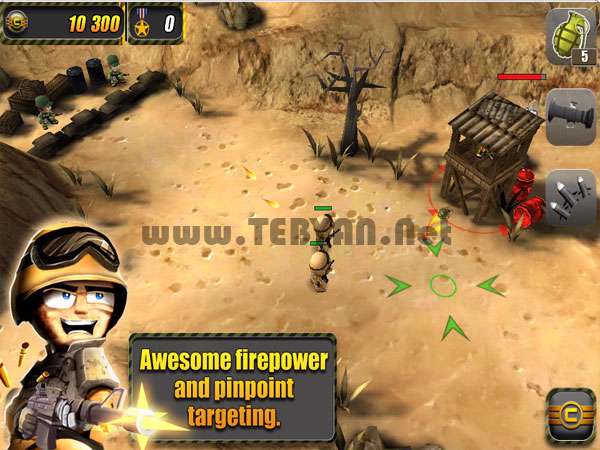 بازی زیبای سربازان کوچک، Tiny Troopers