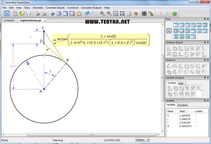 رسم اشکال هندسی به همراه نسخه قابل حمل، Geometry Expressions 3.0.35 SP2