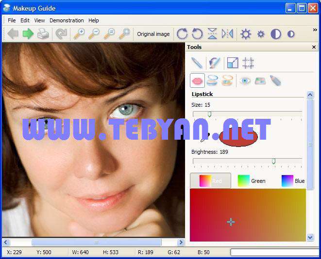 روتوش تصویر چهره، Makeup Guide 1.3