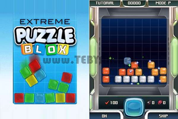 بازی پازل بلوک های ژله ای نسخه جاوا، Extreme Puzzle Blox