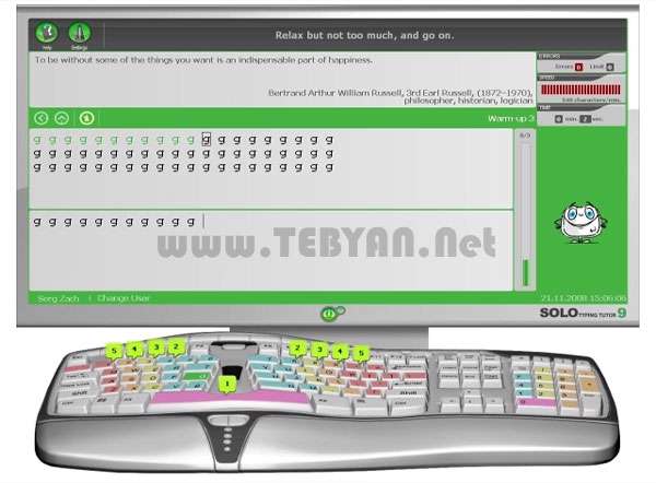 آموزش تایپ ده انگشتی، Solo Typing Tutor 9.0.5.15