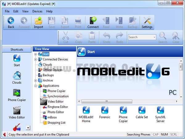 مدیریت موبایل از طریق کامپیوتر، MOBILedit! 6.9.0.2841