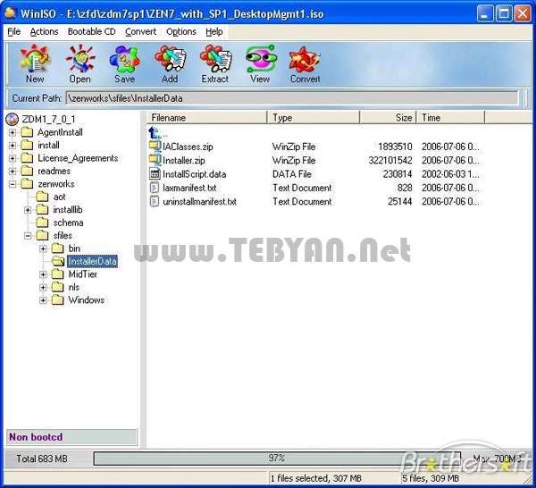 مدیریت و ویرایش ایمیج، WinISO 6.3.0.4735