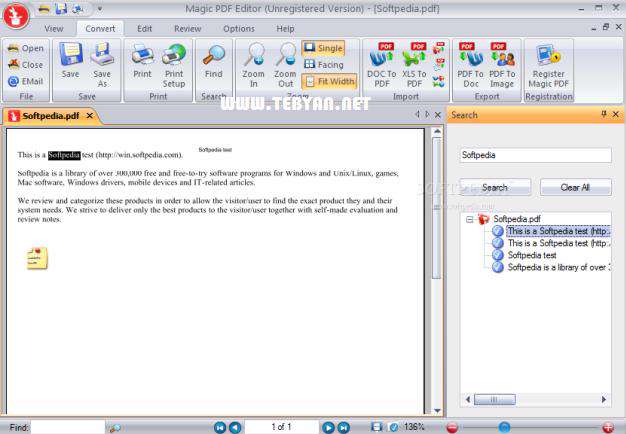 ویرایش سریع فایل های پی دی اف، Magic PDF Editor 2.3 Retail
