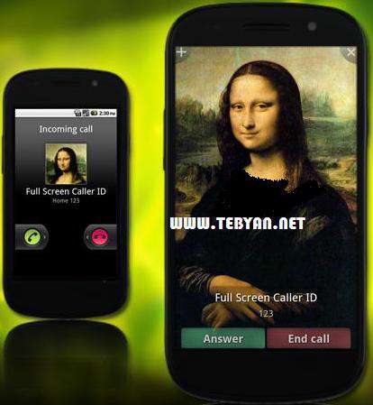 نمایش تمام صفحه عکس تماس گیرنده، Full Screen Caller ID Pro 9.2.8