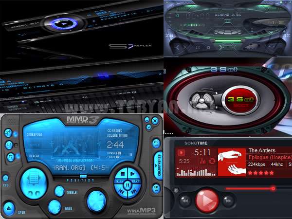مجموعه پوسته های پلیر، Winamp Skins