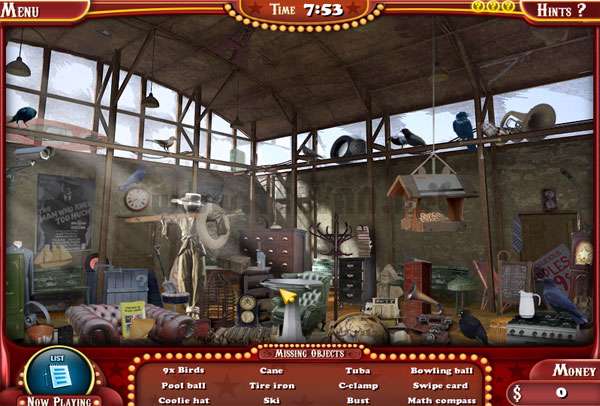 بازی نمایش اشیاء پنهان، The Hidden Object Show