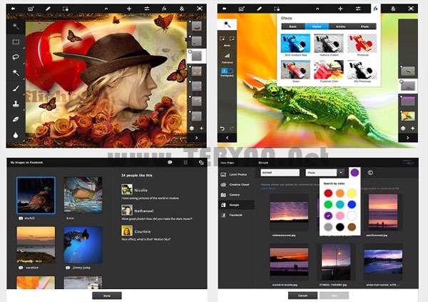 فتوشاپ لمسی نسخه اندروید، PS Touch v1.3.0