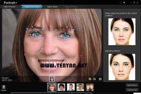 رتوش و زیباسازی تصاویر چهره، ArcSoft Portrait Plus 1.1.1.147
