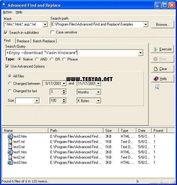 جستجو و جایگزینی کلمات در اسناد متنی، Advanced Find and Replace 7.8
