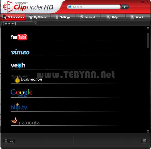 دانلود کلیپ های آنلاین اینترنت به همراه نسخه قابل حمل، Ashampoo ClipFinder HD 2.28 