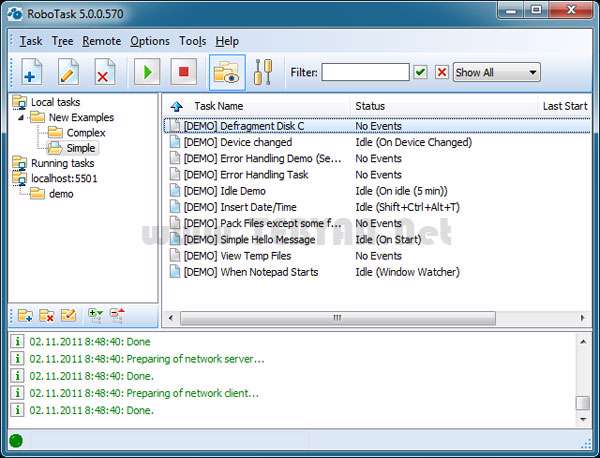 انجام اتوماتیک کارهای ویندوز، RoboTask 5.3.0.722