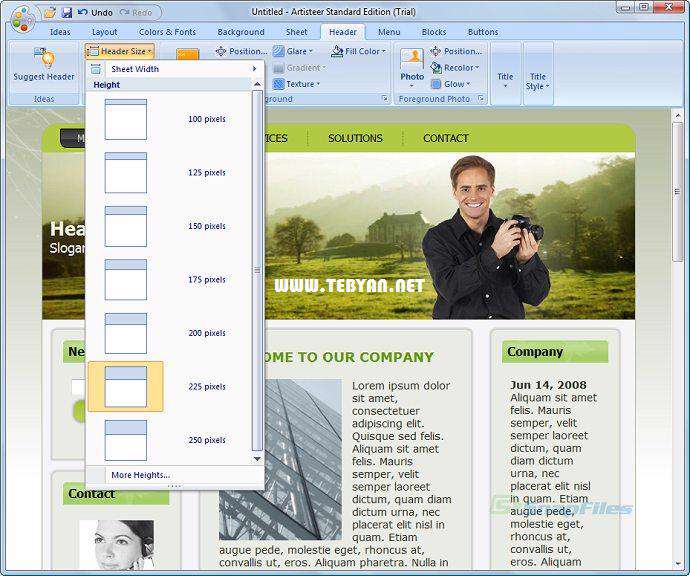 طراحی قالب سایت، Artisteer 4.0.0.58475 Final