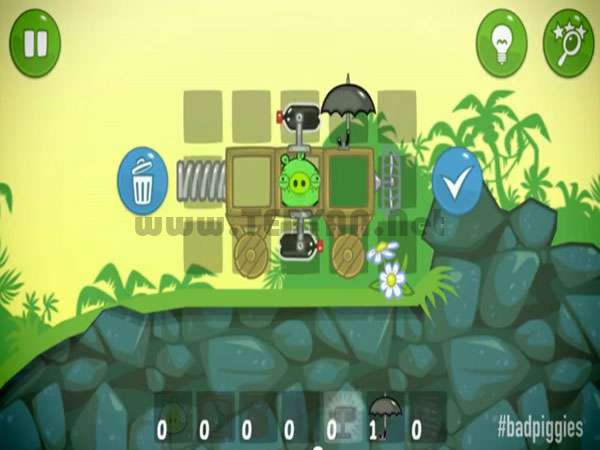 بازی خوک‏های بدجنس نسخه کامپیوتر و اندروید، Bad Piggies 1.0.0