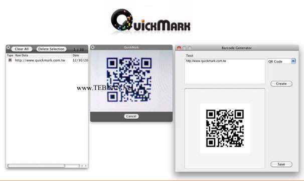 کدگذاری متون با بارکد و کدهای QR نسخه کامپیوتر و اندروید، QuickMark 3.8