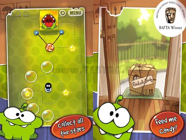 بازی طناب را ببر به همراه نسخه HD نسخه اندروید، Cut the Rope 2.0