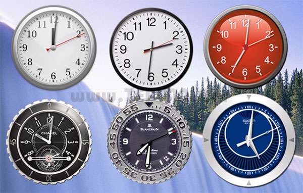 نمایش ساعت های عقربه ای دسکتاپ، PerfectClock 4.5.2.32