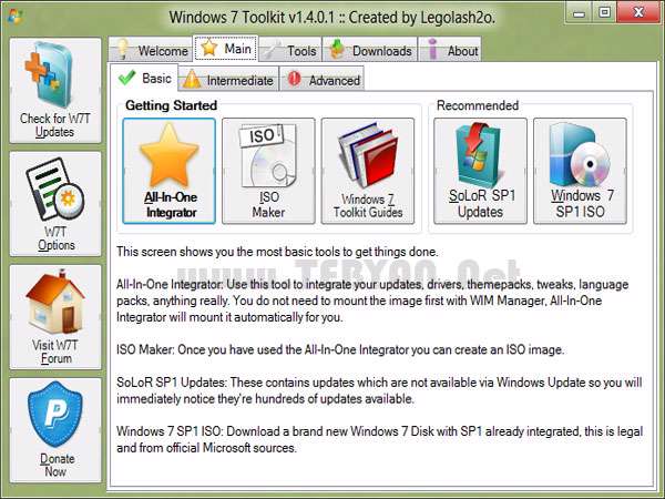 سفارشی کردن ویندوز 7 و 8، Win Toolkit 1.4.1.3