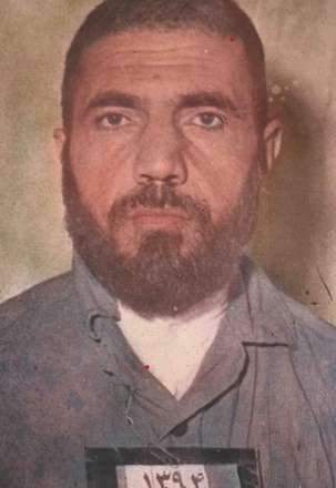 تصوير شهيد محمد مفتح در لباس زنداني
