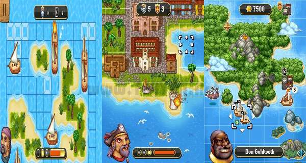 بازی کشتی دزدان دریایی نسخه جاوا، Pirate Ship Battles