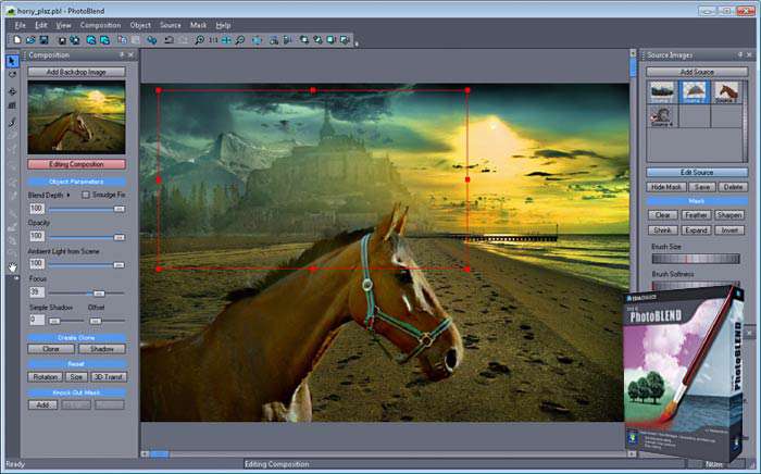 مونتاژ حرفه ای تصاویر سه بعدی به همراه آموزش، Mediachance Photo Blend 3D 2.0.2