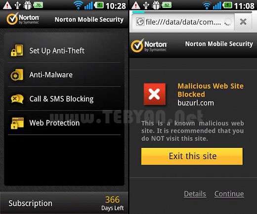 آنتی ویروس و بسته امنیتی نورتون نسخه اندروید، Norton Security & Antivirus v3.3.0.892