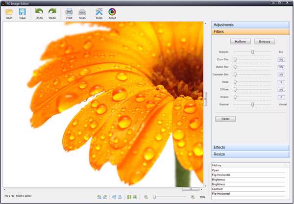 ویرایش سریع و حرفه ای تصاویر، PC Image Editor 5.0