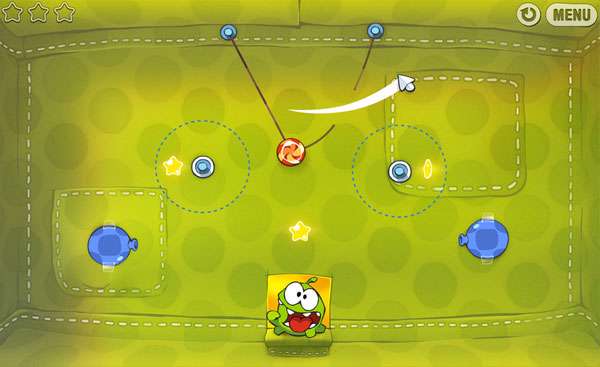 بازی مهیج و فکری طناب را ببر، Cut The Rope 1.0.0.30 For PC