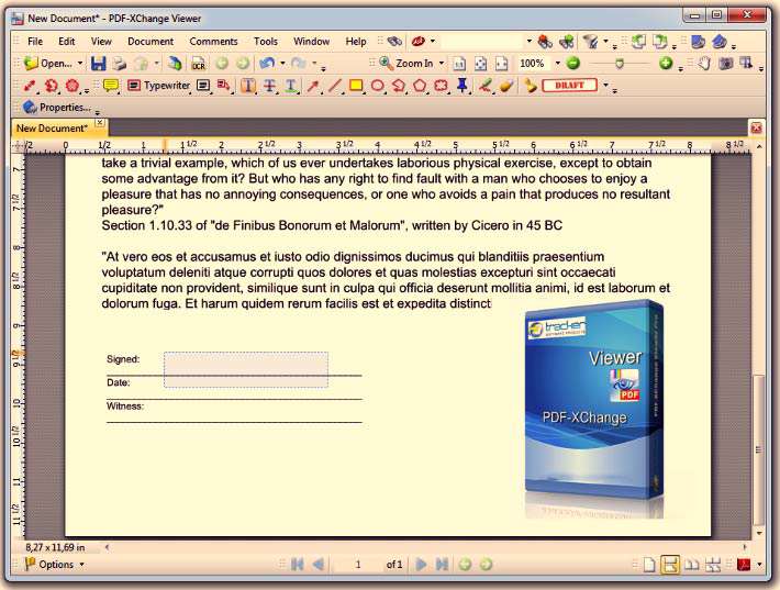 نمایش و ویرایش فایل های PDF به همراه نسخه قابل حمل، PDF-XChange Viewer 2.5 Build 209 